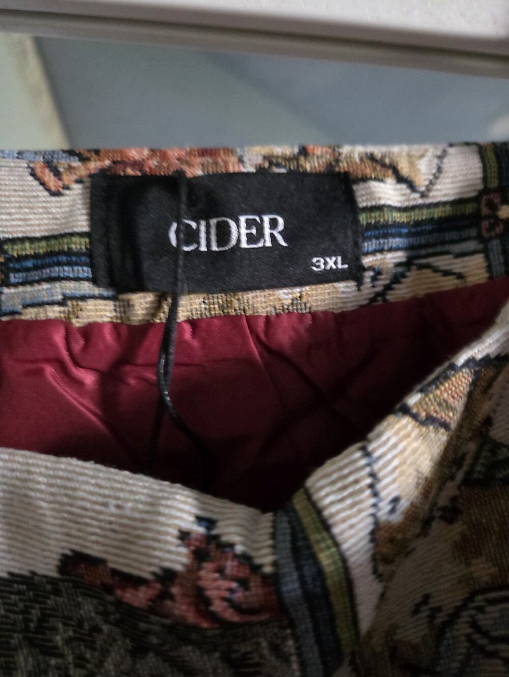 Cider Cream Multi-Color Cat Print Midi Dress - Picture 3 of 3